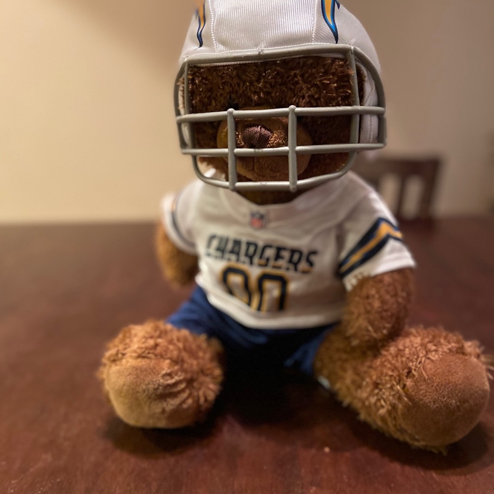 Chargers football build-a-bear